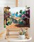 Mediterranean Street Paint by Number Canvas for Audlts (16x20inch)